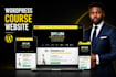 design wordpress lms course website professionally