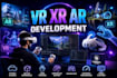 develop immersive VR ar xr experiences, games and simulations using unity