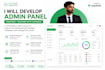 develop admin panel dashboard