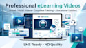 create elearning videos, online course training, training videos, script writing