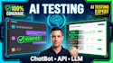 test your ai chatbot, generative ai tool, API and llm