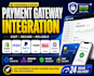integrate shopify payment gateway, stripe, paypal, wise and klarna
