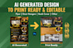 professionally redesign and refine your ai generated designs
