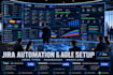 configure jira issue types dashboards automation and agile workflows