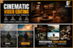 edit professional cinematic videos with color grading