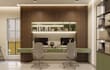 design home office, gaming room, and study room 3d render