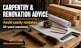 review your carpentry or renovation project to avoid costly mistakes