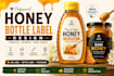 design premium honey bottle label, jar label
