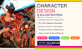 create character pattern lines