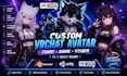 create custom vrchat avatar and vtuber model