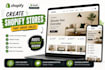 shopify website design, shopify ecommerce store, shopify online store