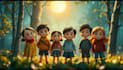 create magical childrens book illustrations and cover designs