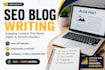 write SEO blog content that attracts traffic and customers