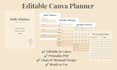 create editable canva planners