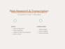 do accurate web research, transcription, and copywriting