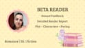 beta read your romance or fiction manuscript