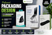 create professional retail packaging for ergonomic products, desk accessories