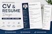design a modern professional CV resume