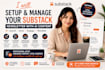 set up substack manage substack newsletter with ai video content