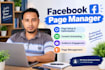 be facebook page manager and content creator