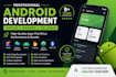 develop a native android, ios app in kotlin with kmp