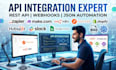 build custom API integration webhooks and ai automation