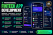 develop fintech app, banking app, digital wallet, payment app, crypto project