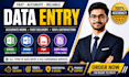 do accurate data entry, copy paste , PDF conversion , excel and word