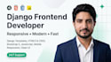develop responsive frontend for django websites using HTML CSS bootstrap