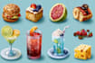 do food and drink illustration