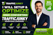 setup and optimize high converting traffic junky advertising campaigns