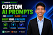 create custom ai prompts for business and marketing