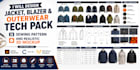 design jacket blazer polo and outerwear tech pack sewing pattern and 3d mockup