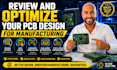 review and optimize your pcb design for manufacturing