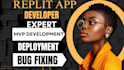 replit expert replit bug fixing replit web app developer replit mvp developement