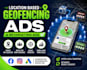 run high converting location based geofencing ads, retargeting ads for you