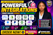 integrate googleads wix jotform hubspot microsoft teams acuity scheduling stripe
