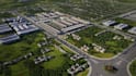 design residential township masterplan subdivision  large scale site plan render