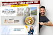 design linkedin banner, facebook cover, twitter header