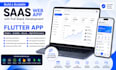 build a scalable saas web app with full stack development,  flutter  app