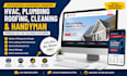 design hvac plumbing roofing cleaning handyman wordpress website