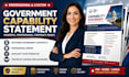 create a professional government capability statement for federal contracts