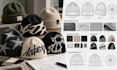 design custom caps, hats, beanies and balacalvas with tech packs and mockup