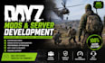setup custom dayz sever maps, loot system, dayz building, server mods