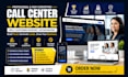 build call center website, bpo website, customer support and outsourcing website