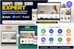 build shopify ecwid store and karrd landing page