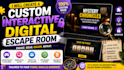 create a custom interactive digital escape room