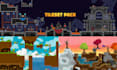 platformer 2d pixel art tileset tilemap background game assets pixel animation