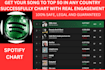 chart your spotify track to top 50 on spotify chart
