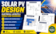 design solar pv plans, single line diagrams and permit drawings